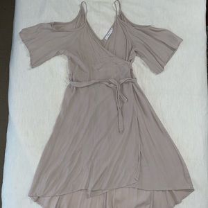 Lush | Wrap Dress with Butterfly Sleeves